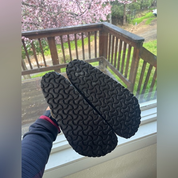 Birkenstock Taupe Boston Clogs - Picture 8 of 9